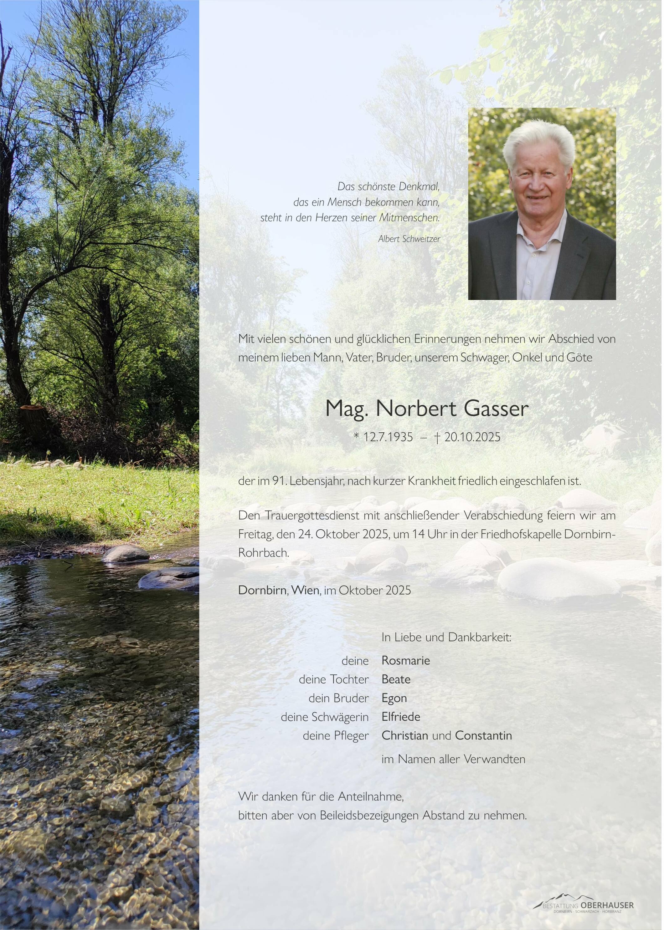 Mag. Norbert Gasser